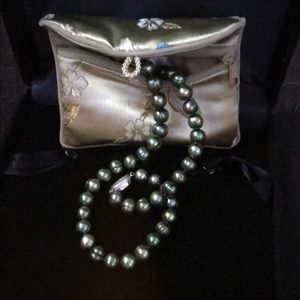 Green Fresh Water Pearls